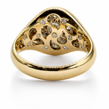 The Oval Diamond Signet Ring