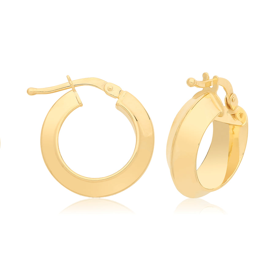 Hey Mami 9ct Gold Hoops