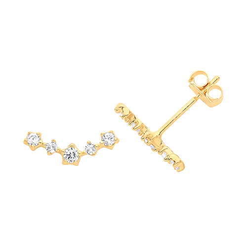 Constellation 9ct Gold Stud Earrings
