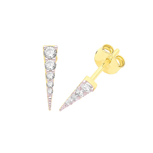 The Thorn 9ct Gold Studs