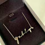 Bold Custom Name Pendant