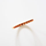 Calm Citrine Orange Yellow Gold Ring