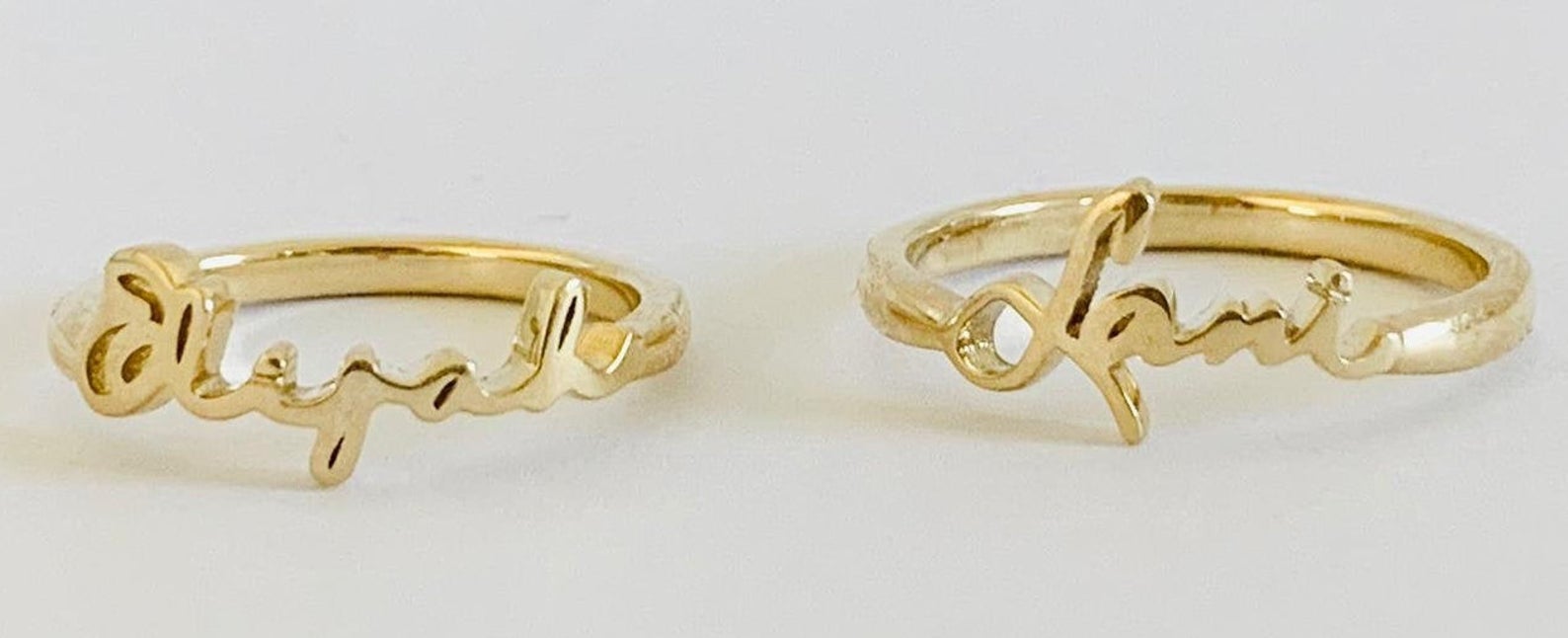 Huxley Custom Baby Name Ring