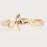 Huxley Custom Baby Name Ring
